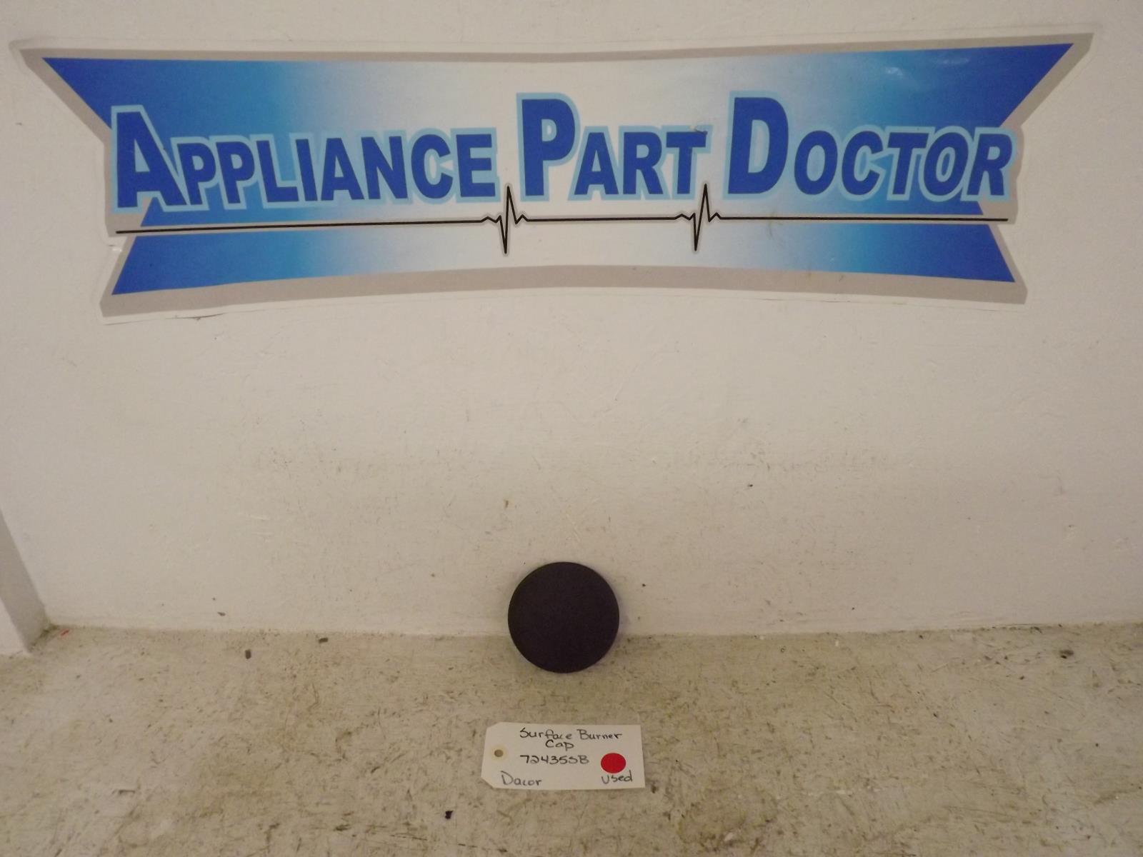 Dacor Range 72435SB Surface Burner Cap Used Dacor Range 72435SB Surface Burner Cap Used